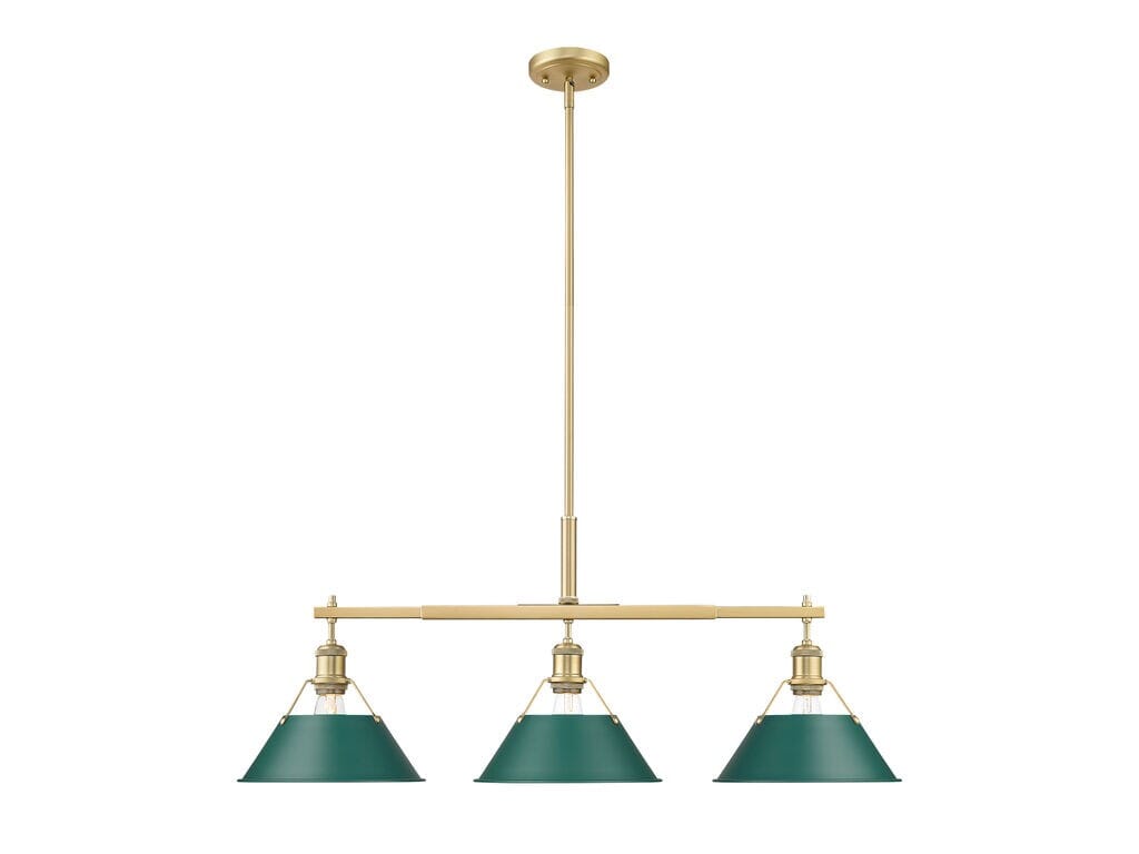 Three Light Linear Pendant