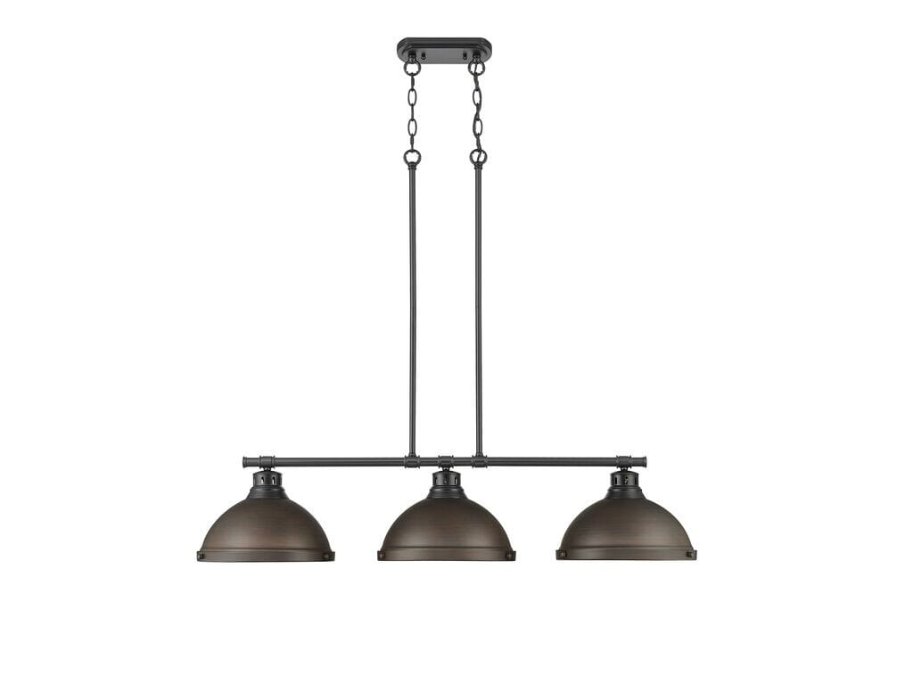 Three Light Linear Pendant