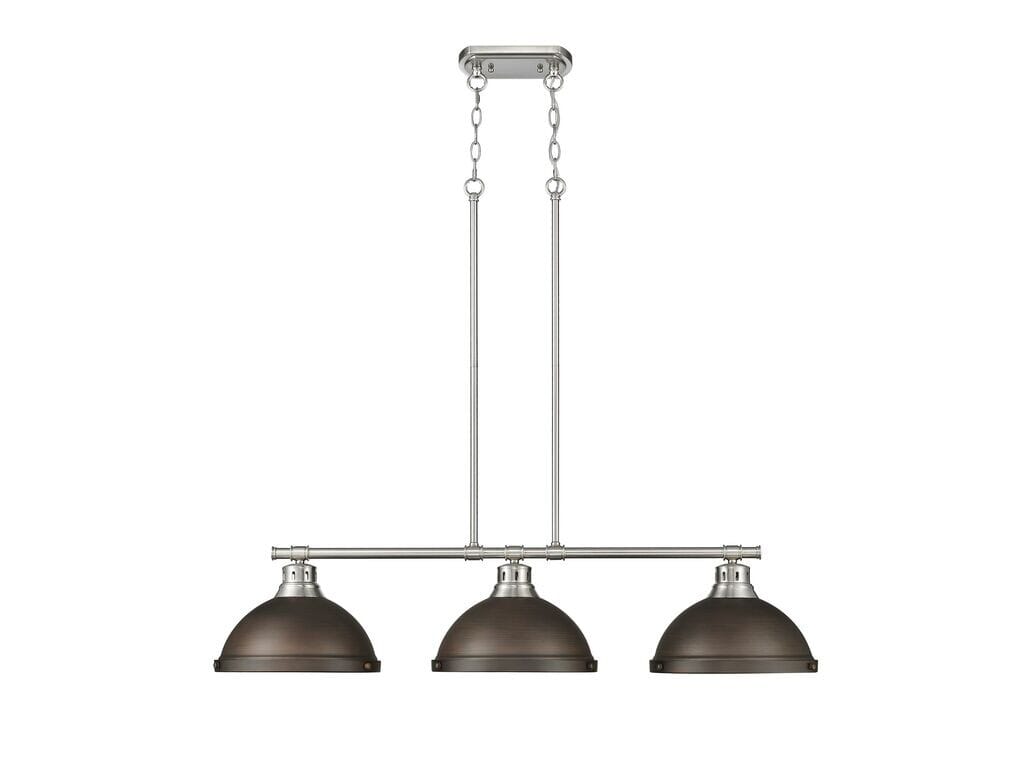 Three Light Linear Pendant