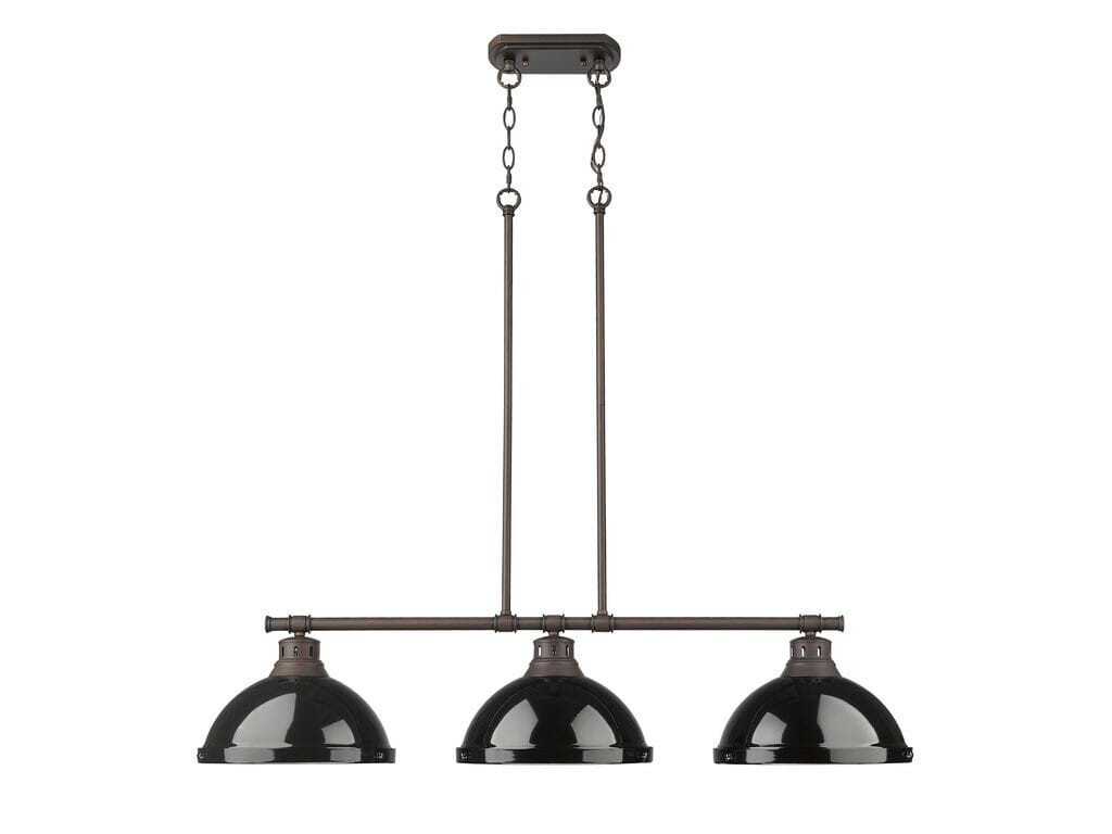 Three Light Linear Pendant