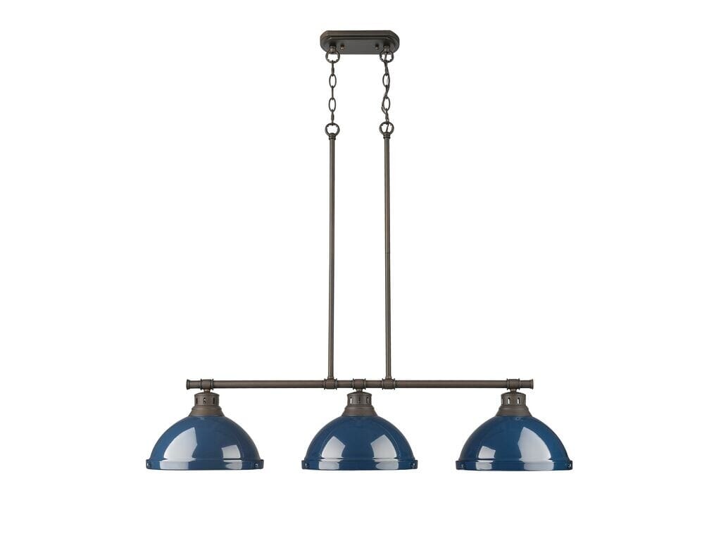 Three Light Linear Pendant
