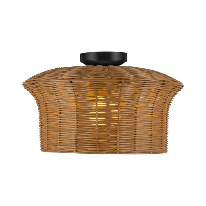 One Light Semi-Flush Mount One Light Semi-Flush Mount