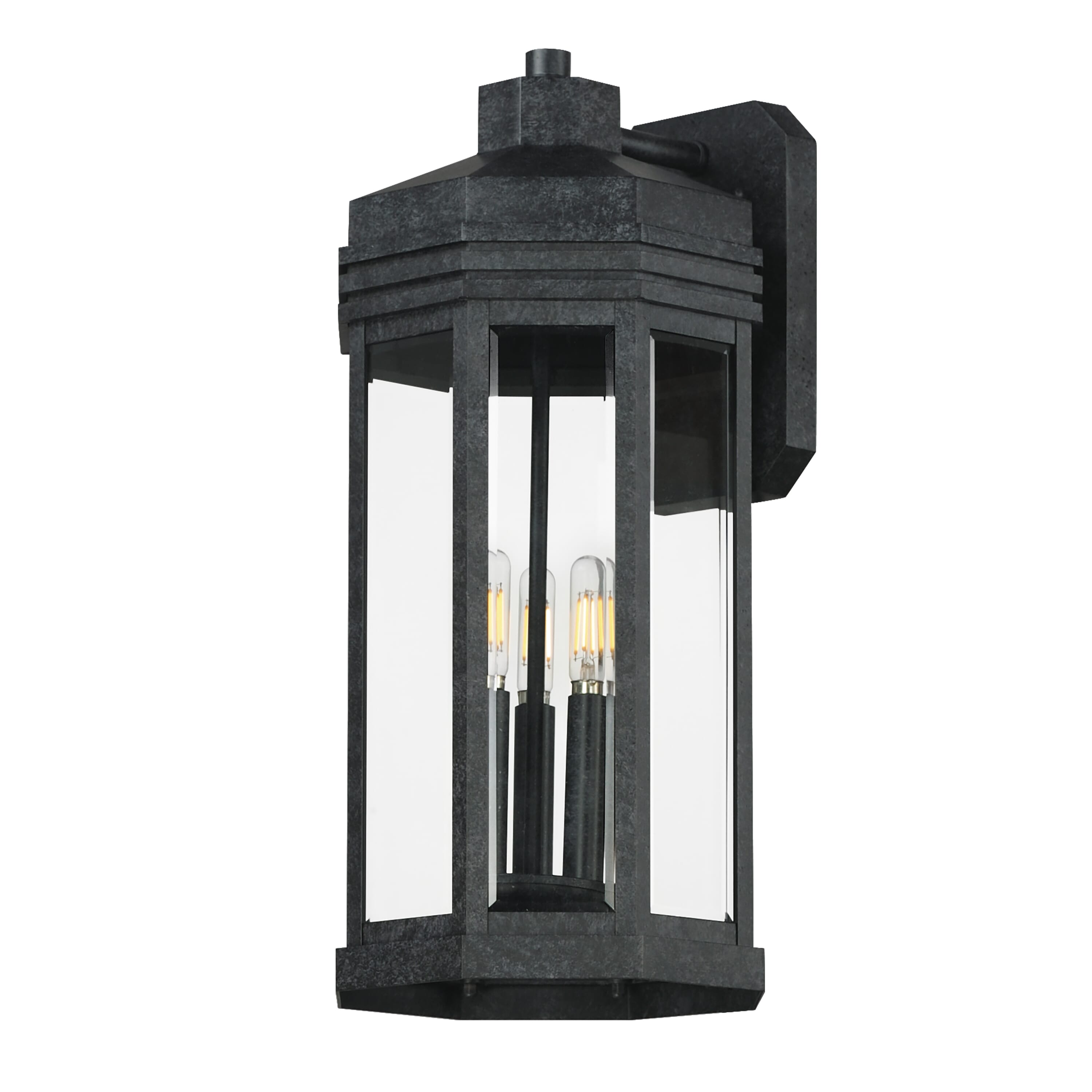 Three Light Outdoor Wall Sconce