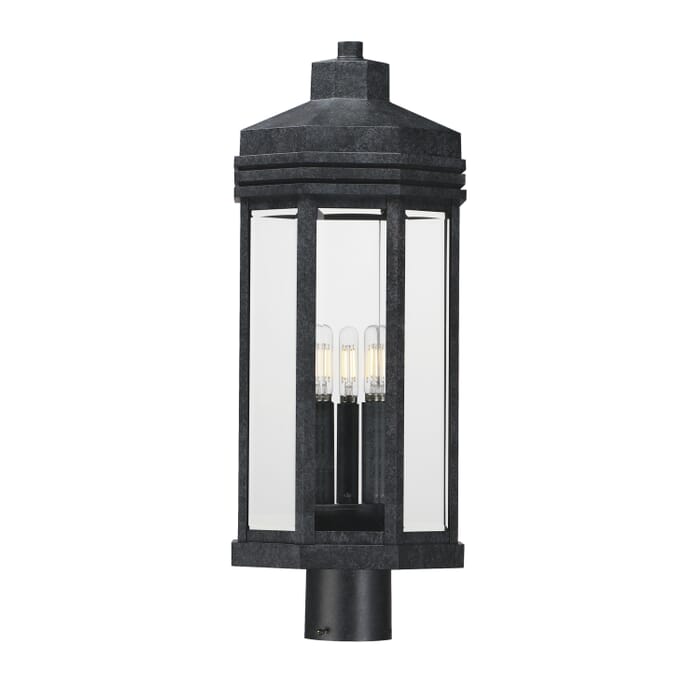 Three Light Outdoor Post Lantern Three Light Outdoor Post Lantern