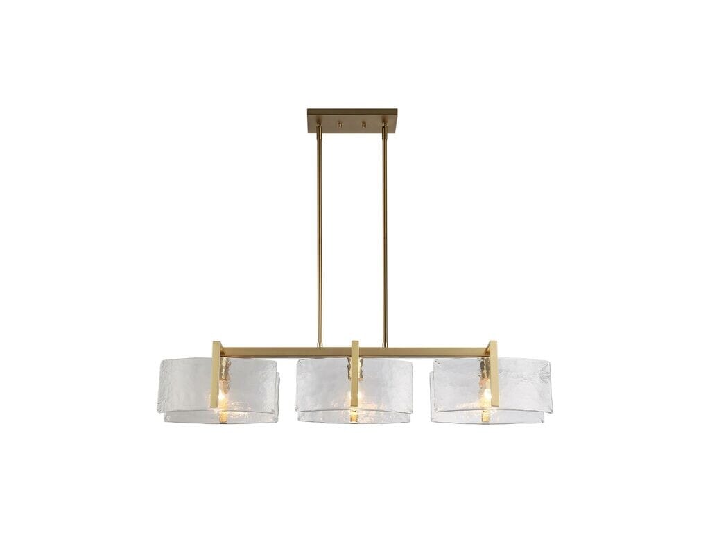 Three Light Linear Pendant