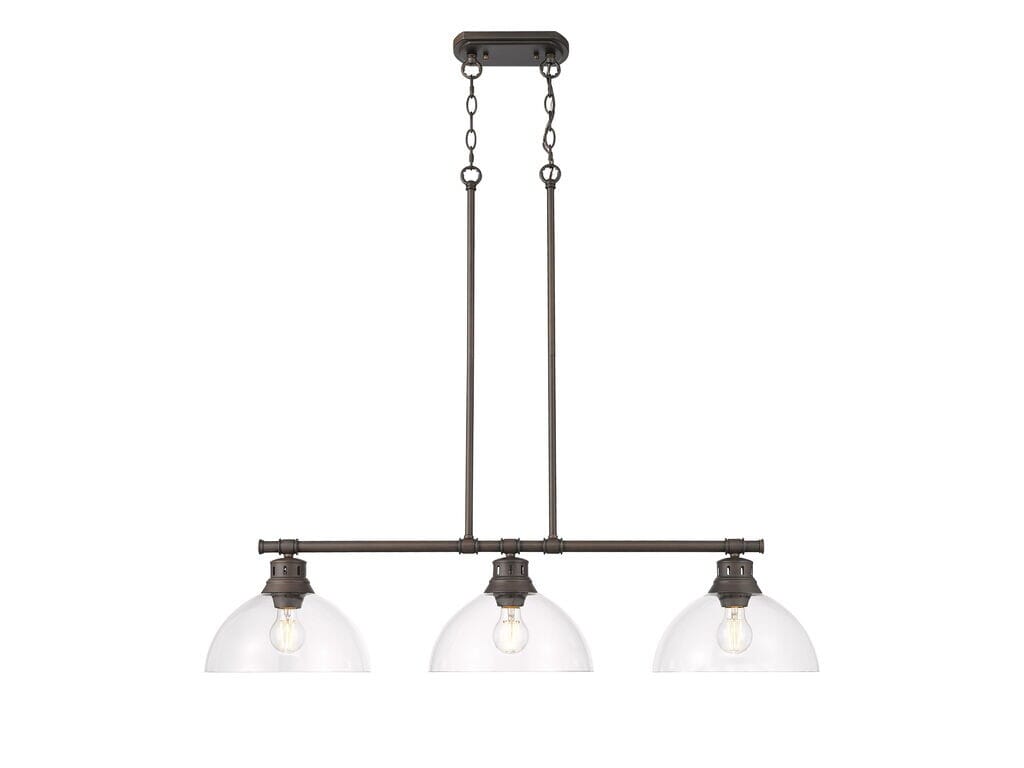 Three Light Linear Pendant