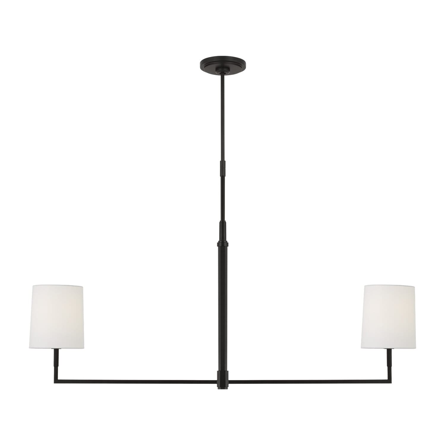 Two Light Linear Chandelier