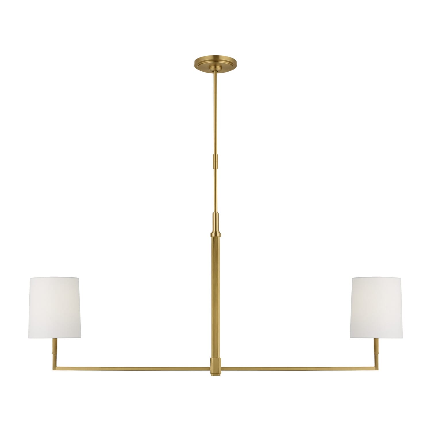 Two Light Linear Chandelier