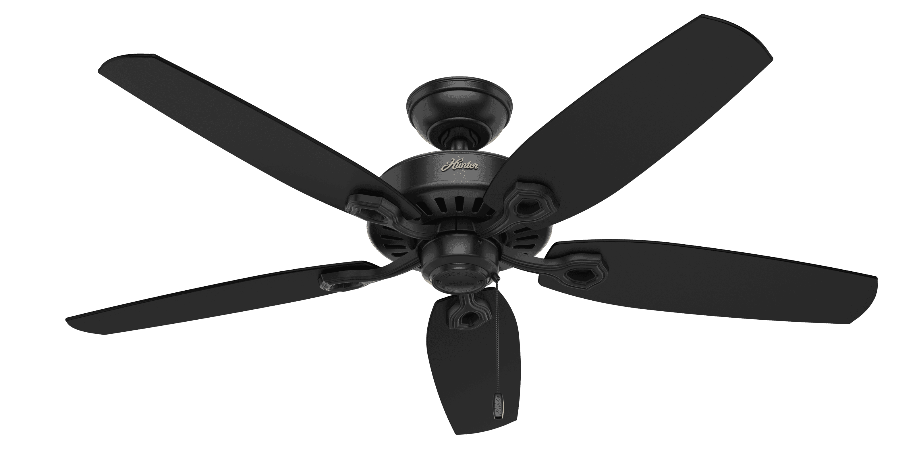 Hunter Builder Elite 52" Indoor Ceiling Fan in Matte Black