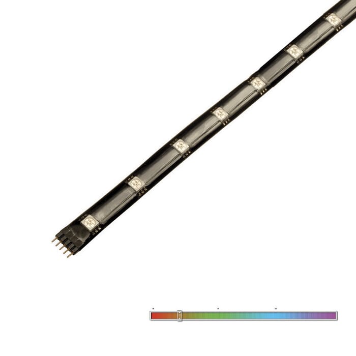 WAC Lighting InvisiLED RGB 40-Light 24V Color Changing Tape Light in White WAC Lighting InvisiLED RGB 40-Light 24V Color Changing Tape Light in White