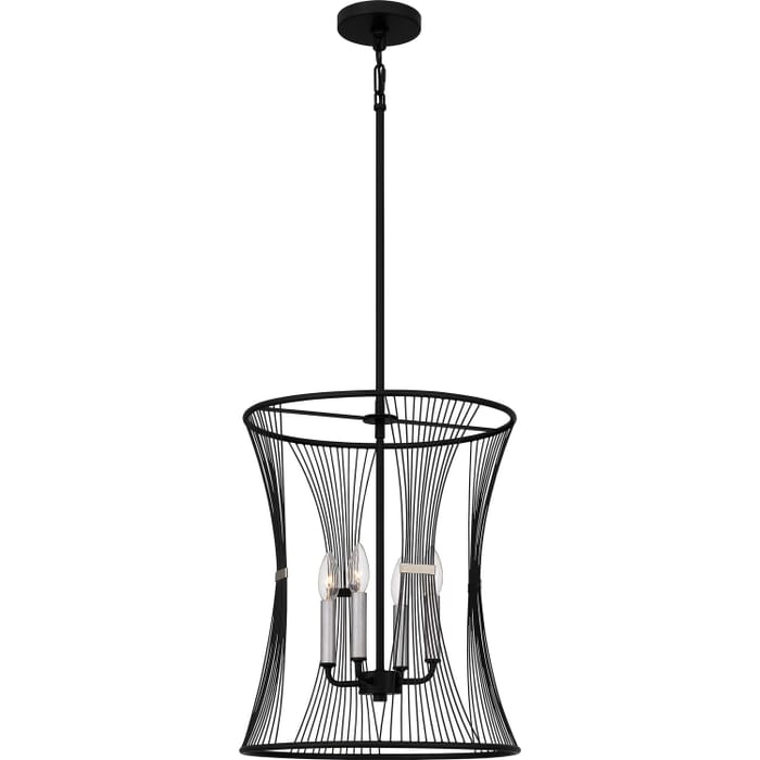 Leiland 4-Light Pendant in Matte Black Leiland 4-Light Pendant in Matte Black