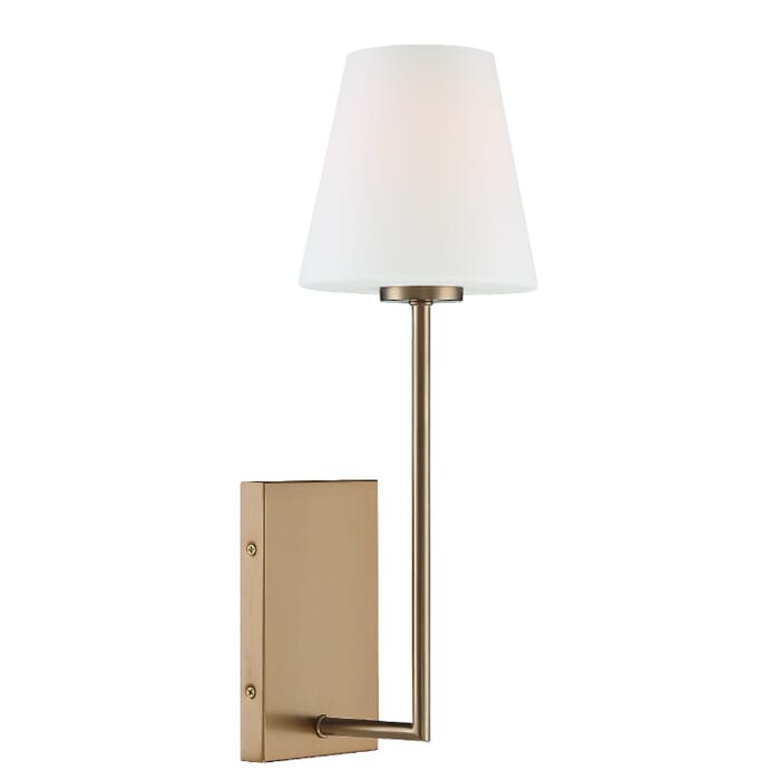 Crystorama Lena Wall Sconce in Vibrant Gold Crystorama Lena Wall Sconce in Vibrant Gold