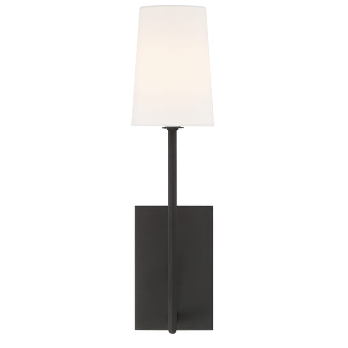 Crystorama Lena 18" Wall Sconce in Black Forged Crystorama Lena 18" Wall Sconce in Black Forged
