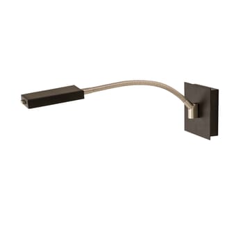 House of Troy Lewis 5" Wall Lamp in Black with Satin Nickel