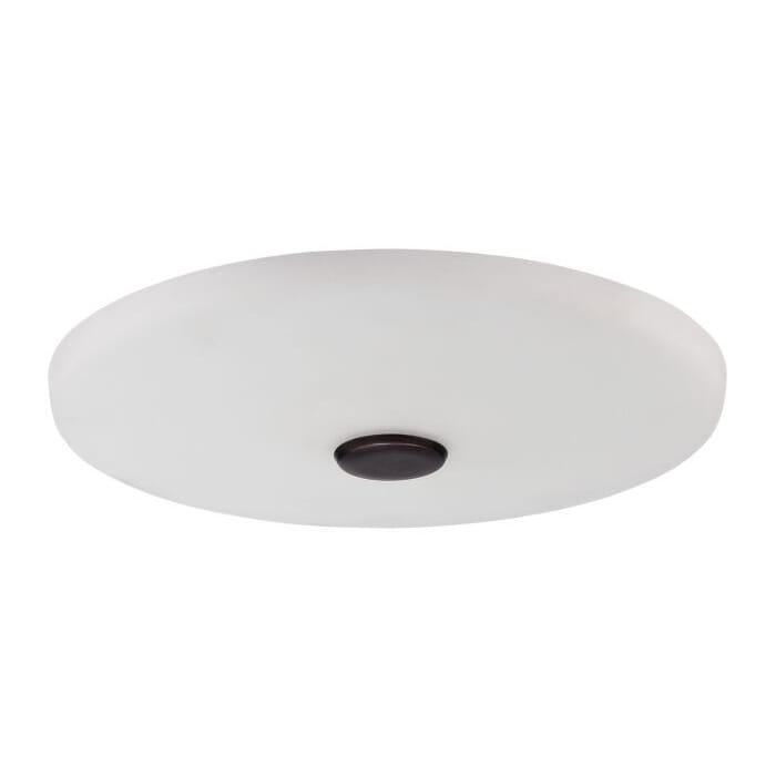 Craftmade Bowl Low Profile Cased Frost White Bowl Light Kit in Flat Black Craftmade Bowl Low Profile Cased Frost White Bowl Light Kit in Flat Black
