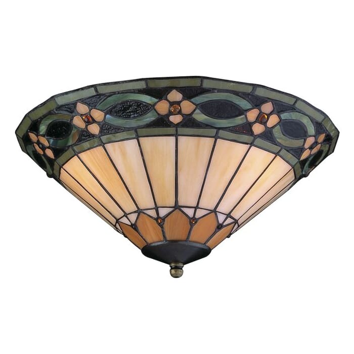 Craftmade Bowl Fan Light Kit with Jeweled Tiffany Style Glass Craftmade Bowl Fan Light Kit with Jeweled Tiffany Style Glass