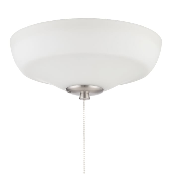 Craftmade Bowl Fan Light Kit with White Frost Glass Craftmade Bowl Fan Light Kit with White Frost Glass