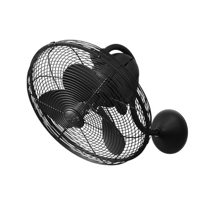 Laura 3-Speed DC 16" Wall Fan in Textured Bronze with Matte Black blades Laura 3-Speed DC 16" Wall Fan in Textured Bronze with Matte Black blades
