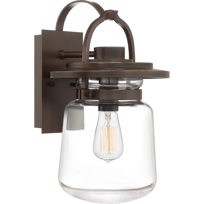 Quoizel LaSalle 15.5" Outdoor Wall Lantern in Western Bronze Quoizel LaSalle 15.5" Outdoor Wall Lantern in Western Bronze