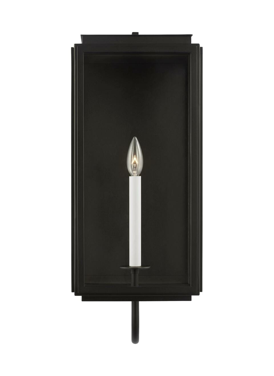 Edgar Outdoor Wall Light in Textured Black by Lauren Ralph Lauren