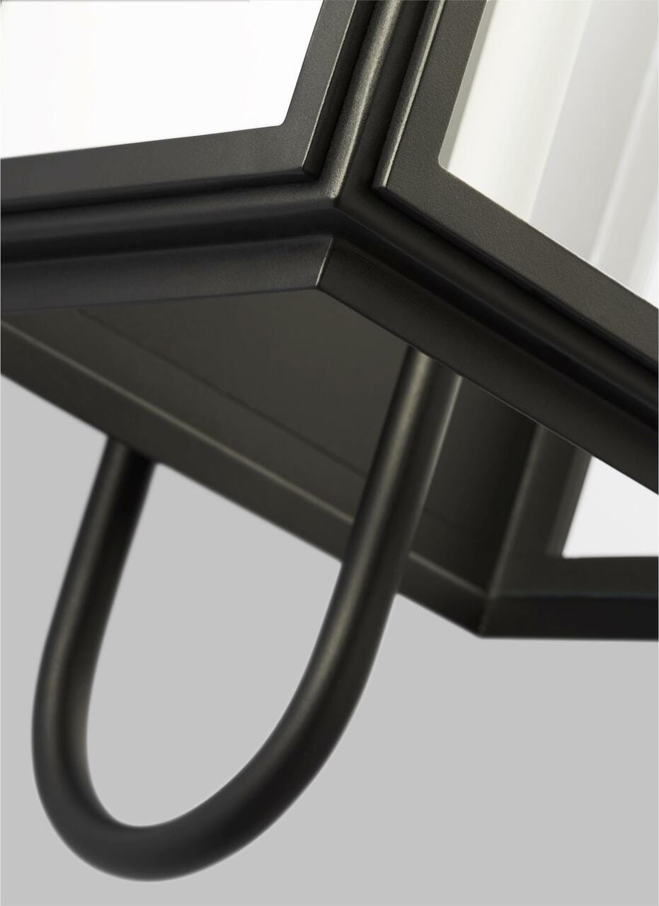Generation Lighting Edgar Outdoor Wall Light in Textured Black by Lauren Ralph Lauren