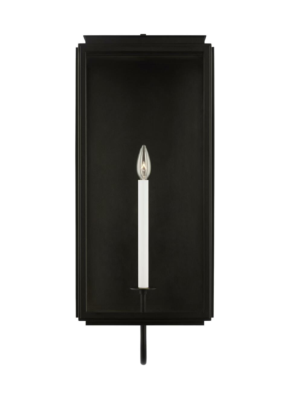 Generation Lighting Edgar Outdoor Wall Light in Textured Black by Lauren Ralph Lauren