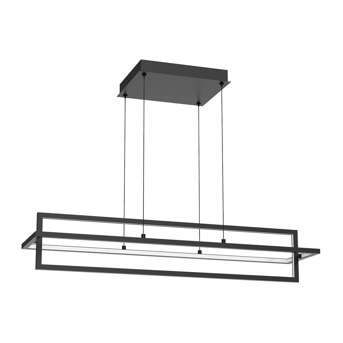 Kuzco Mondrian Linear Pendant in Black