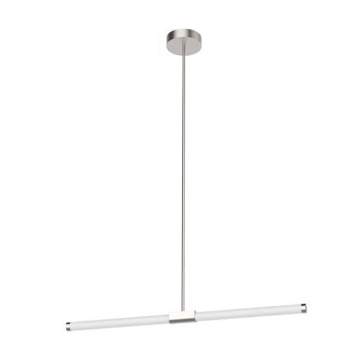 Kuzco Akari Linear Pendant in Brushed Nickel