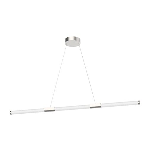 Kuzco Akari Linear Pendant in Brushed Nickel