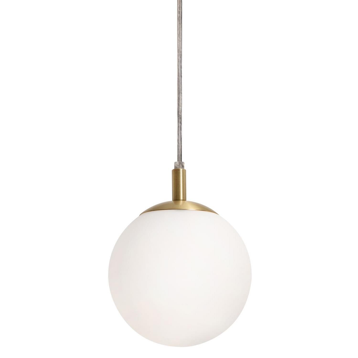 Loretto 1-Light Pendant in Satin Brass