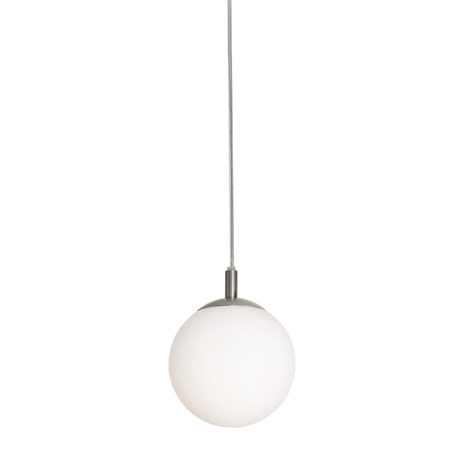 Loretto 1-Light Pendant in Satin Nickel