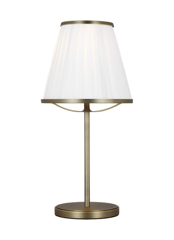 Generation Lighting Esther Table Lamp in Time Worn Brass by Lauren Ralph Lauren