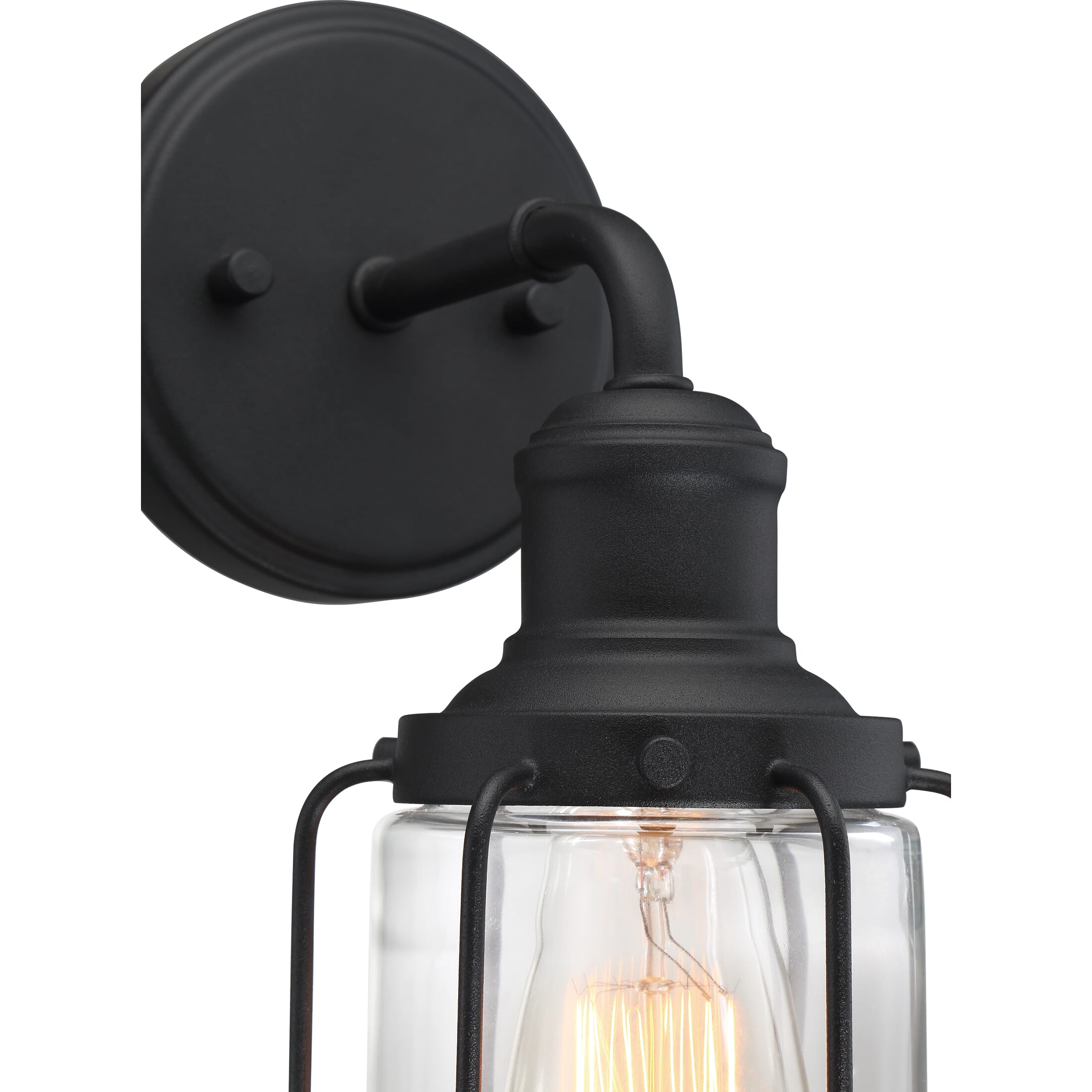 Quoizel Ludlow 13" Wall Sconce in Earth Black