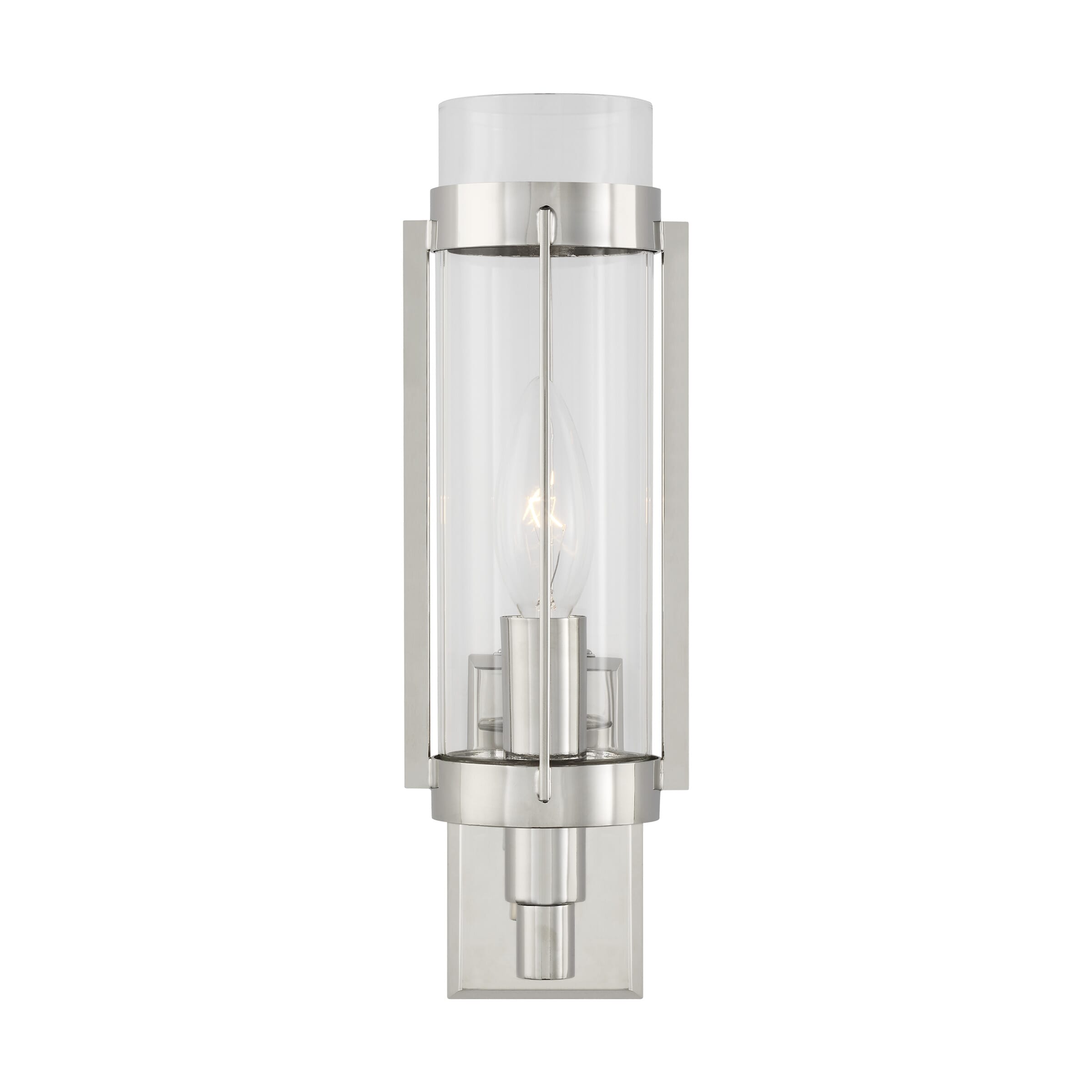 Generation Lighting Flynn Bathroom Vanity Light in Polished Nickel by Ralph Lauren