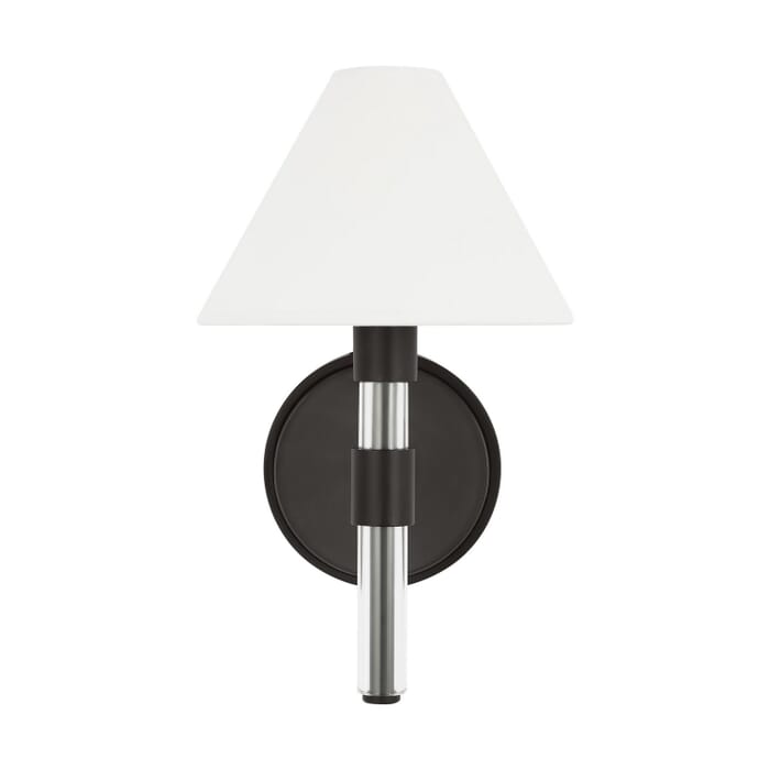 Robert 1-Light Bathroom Vanity Light in Aged Iron Robert 1-Light Bathroom Vanity Light in Aged Iron