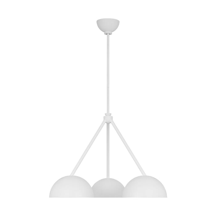 Beaunay 3-Light Chandelier in Cast Plaster Beaunay 3-Light Chandelier in Cast Plaster