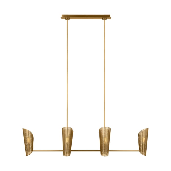 Plivot 6-Light Chandelier in Burnished Brass Plivot 6-Light Chandelier in Burnished Brass