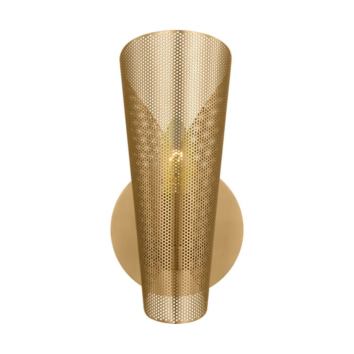Plivot 1-Light Bathroom Vanity Light in Burnished Brass Plivot 1-Light Bathroom Vanity Light in Burnished Brass