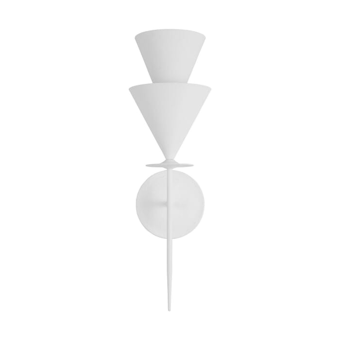 Cornet 1-Light Wall Sconce in Cast Plaster Cornet 1-Light Wall Sconce in Cast Plaster