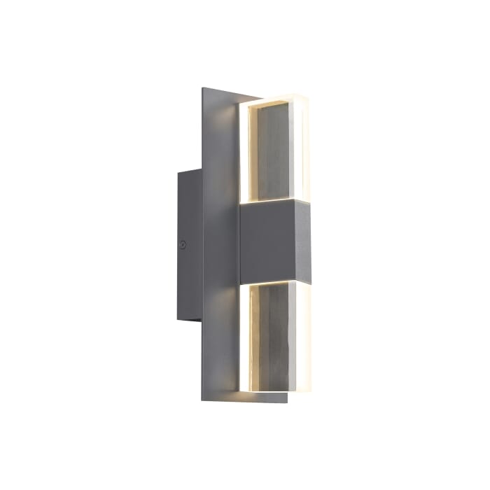 Tech Lyft 13" Outdoor Wall Light in Charcoal Tech Lyft 13" Outdoor Wall Light in Charcoal