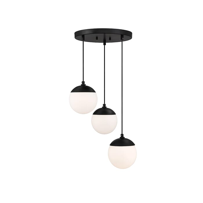 Meridian Cheryl Orb Chandelier in Matte Black Meridian Cheryl Orb Chandelier in Matte Black