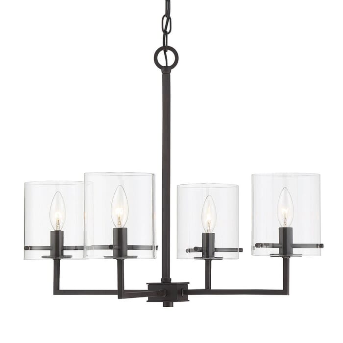 Trade Winds Lighting 4-Light Chandelier In Oil Rubbed Bronze Trade Winds Lighting 4-Light Chandelier In Oil Rubbed Bronze