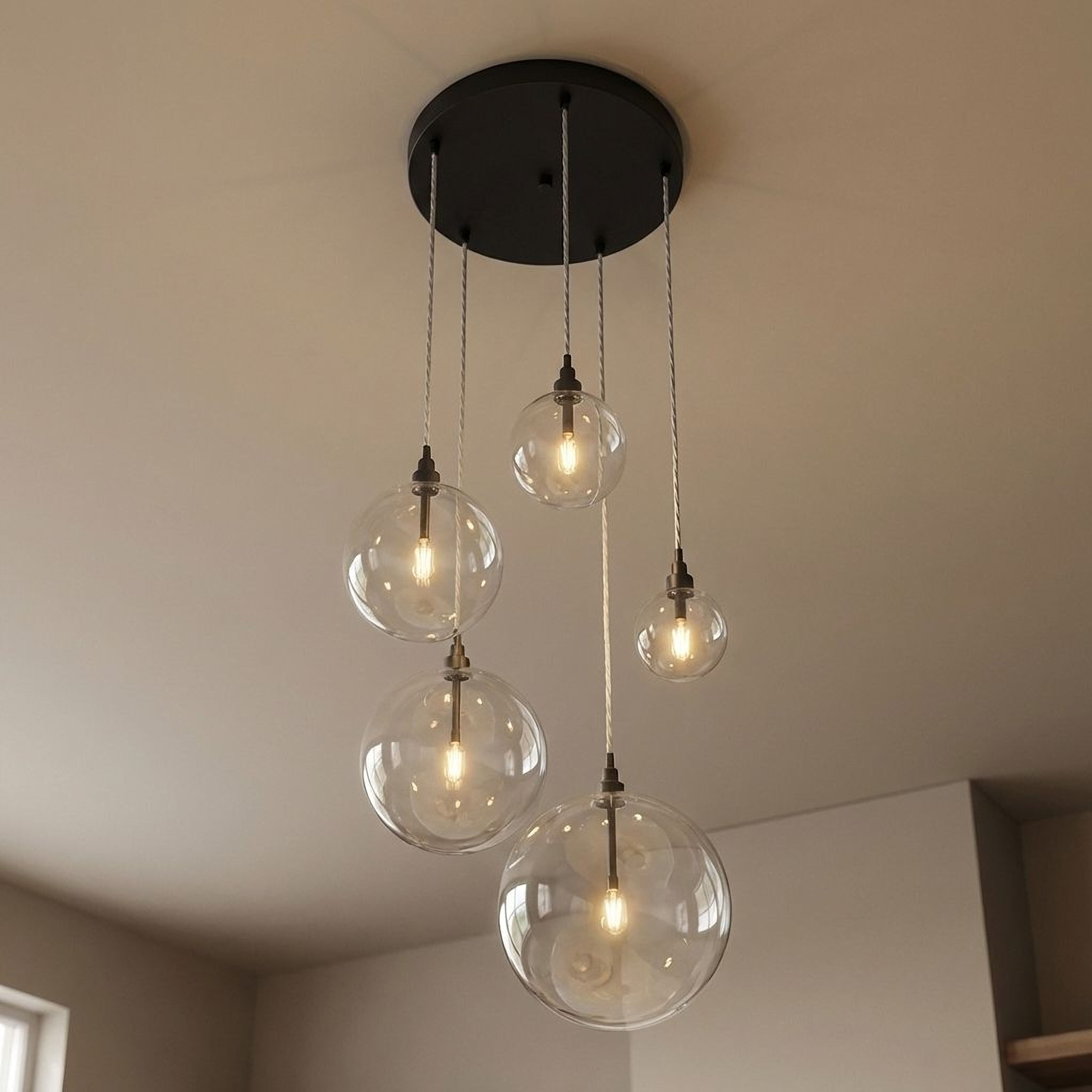 Trade Winds Ethan 5-Light Pendant in Oil Rubbed Bronze
