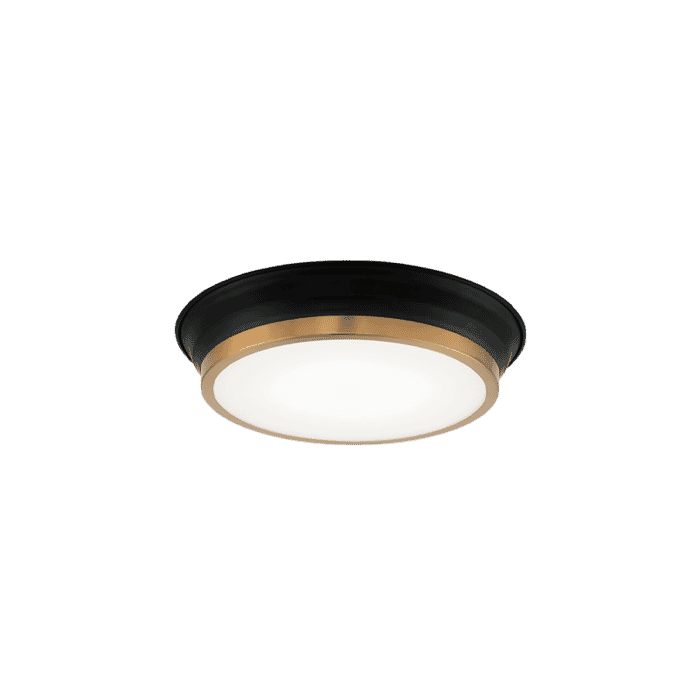 Matteo Jaxx 1-Light Ceiling Light In Black With Aged Gold Brass Matteo Jaxx 1-Light Ceiling Light In Black With Aged Gold Brass