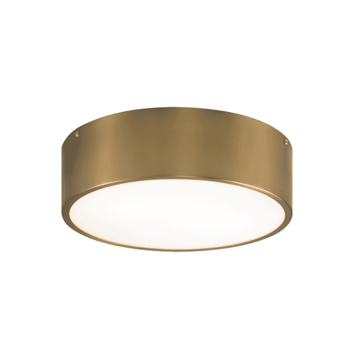 Matteo Snare 2-Light Ceiling Light In Aged Gold Brass Matteo Snare 2-Light Ceiling Light In Aged Gold Brass