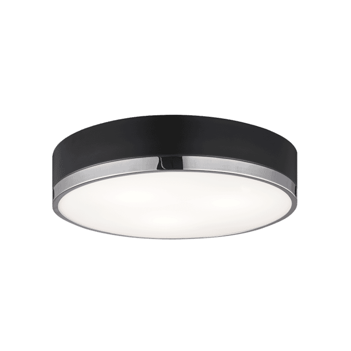 Matteo Trydor 3-Light Ceiling Light In Black & Chrome Matteo Trydor 3-Light Ceiling Light In Black & Chrome