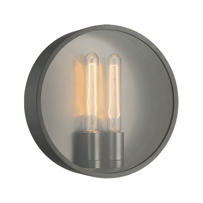 Matteo Marco 2-Light Wall Sconce In Gunmetal Matteo Marco 2-Light Wall Sconce In Gunmetal