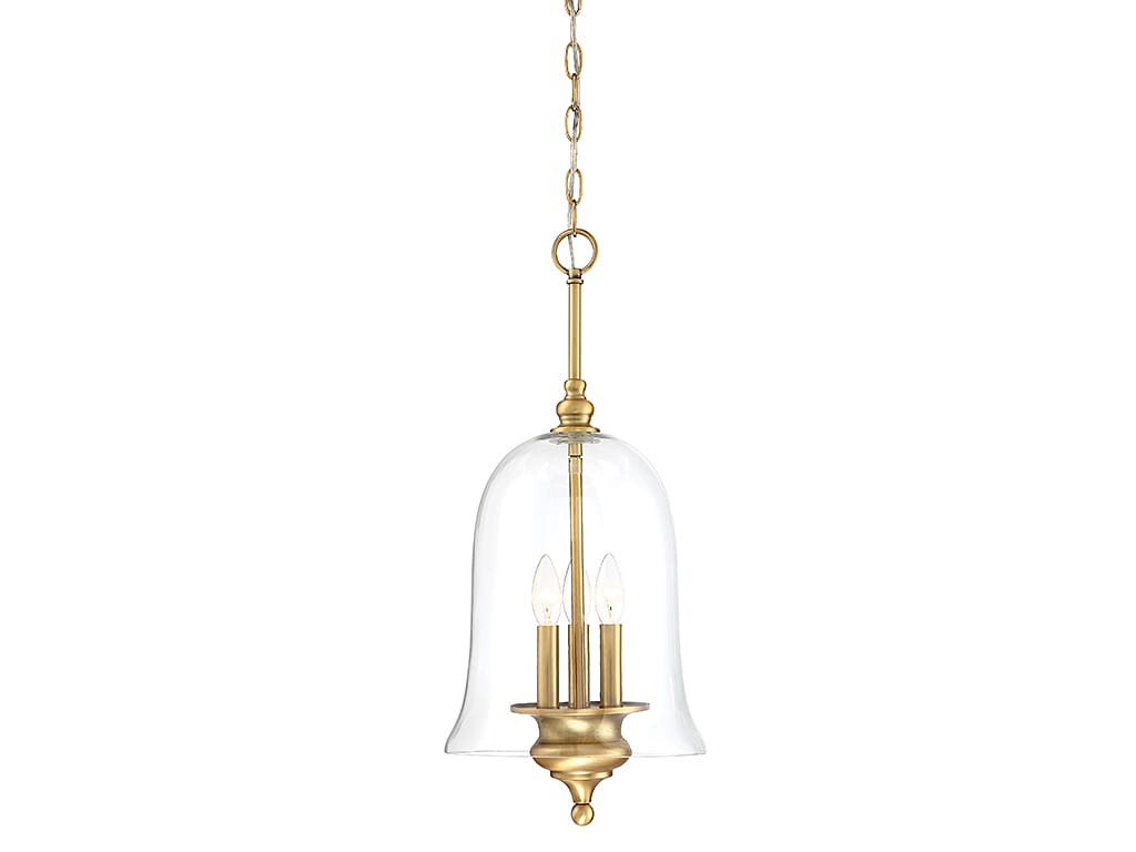 brass bell pendant