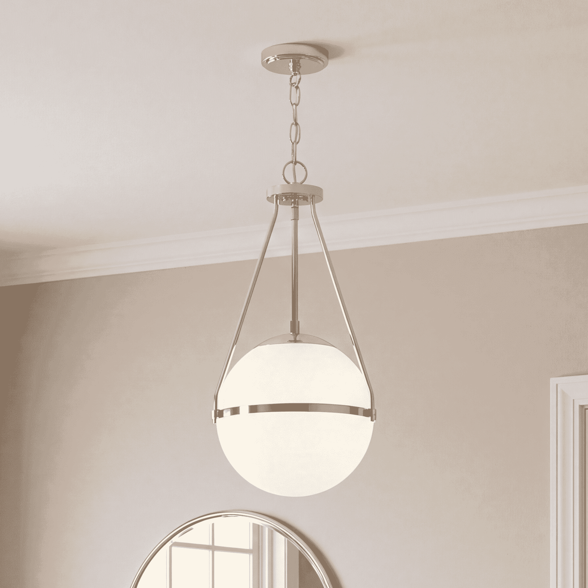 Trade Winds Hammond 1-Light Pendant in Chrome