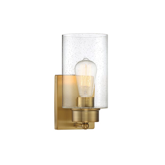 Trade Winds Edgewood Wall Sconce in Natural Brass Trade Winds Edgewood Wall Sconce in Natural Brass